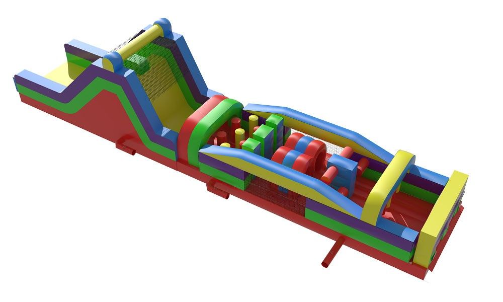 62' inflatable obstacle course rental