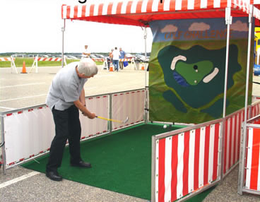 golf game cleveland akron canton party rentals