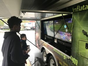 exterior video game truck rentals